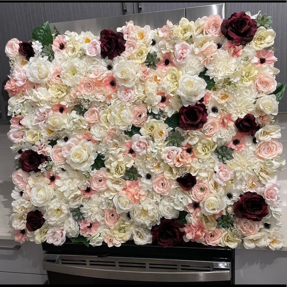 Custom Flower Wall